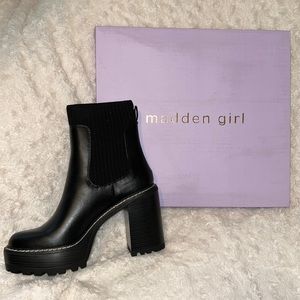 Madden Girl Kayden Women’s Stacked Heel Boots